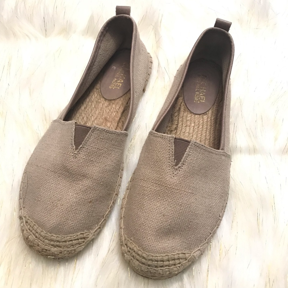 Michael Kors Canvas Nude Espadrilles Size 7